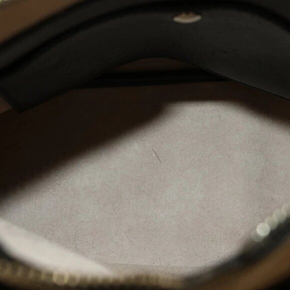 JIMMY CHOO Raven Suede Hobo Tote Shoulder Bag Large Tan - Picture 12 of 14